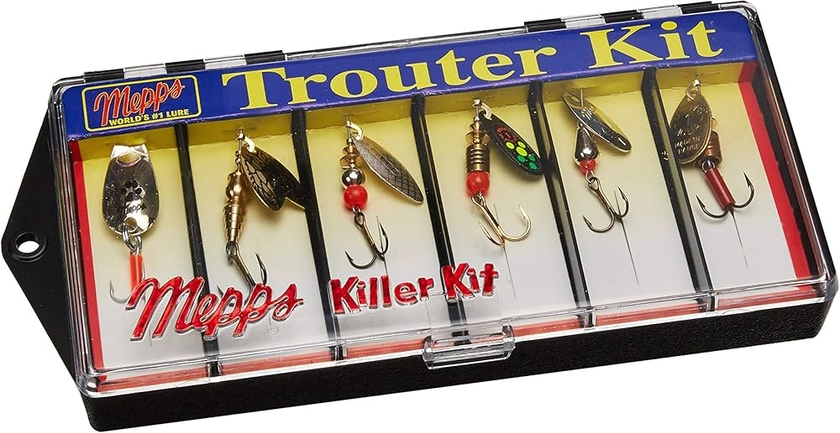 Amazon.com : Mepp's Plain Lure Assortment Trouter Kit : Fishing Lure Kits : Sports & Outdoors