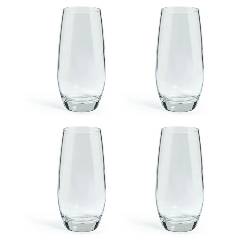 Buy Habitat Portofino Set of 4 Hi Ball Glasses | Glassware | Habitat