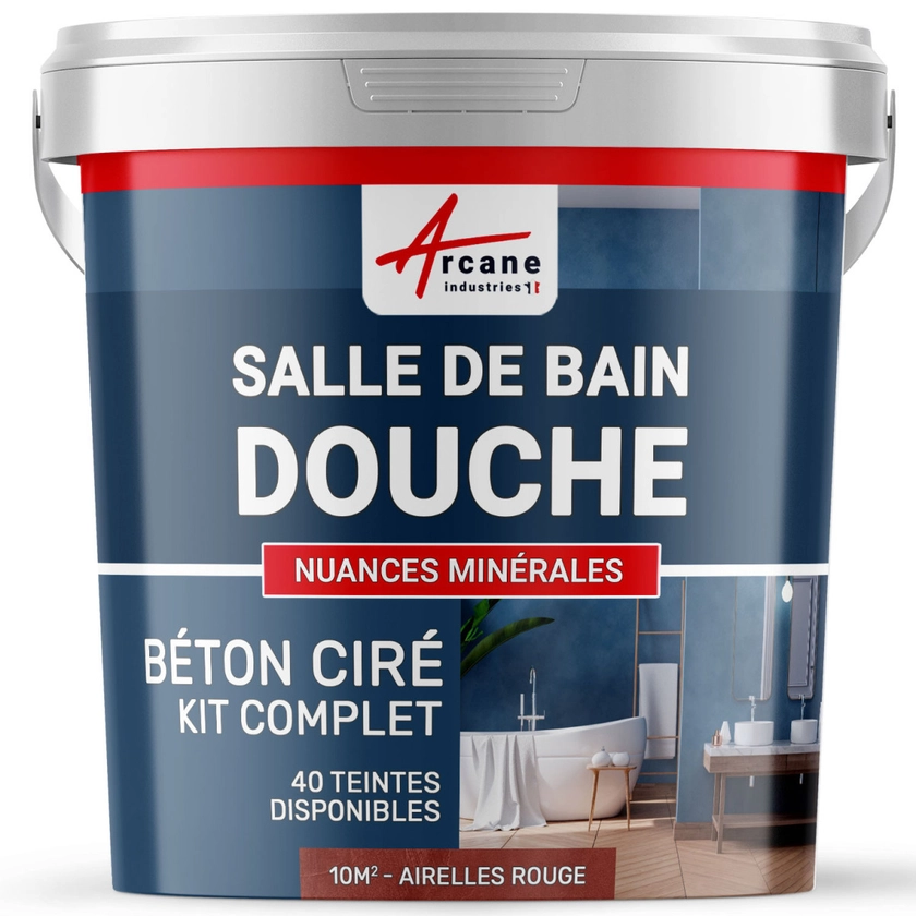 Béton Ciré Salle de Bain en Kit Complet | MaisonEtanche