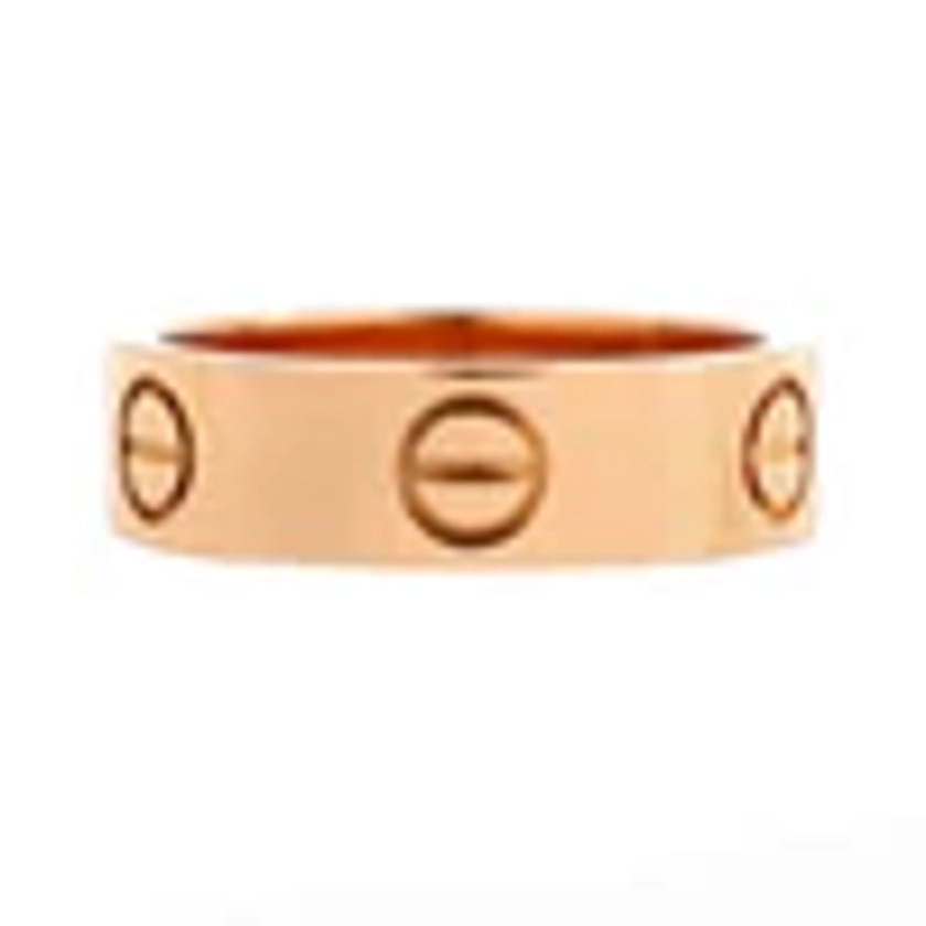 Love Band Ring 18K Rose Gold