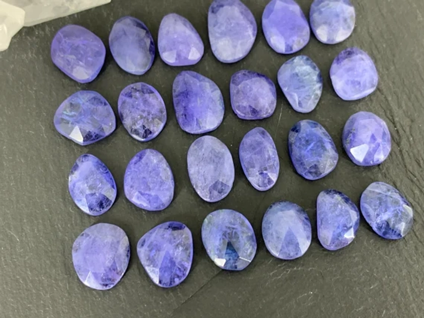 Rose Cut Tanzanite Cabochon/ select your piece/ U238