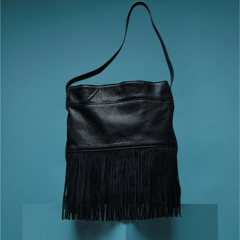 JOSEFINA BOHEMIAN TOTE BLACK