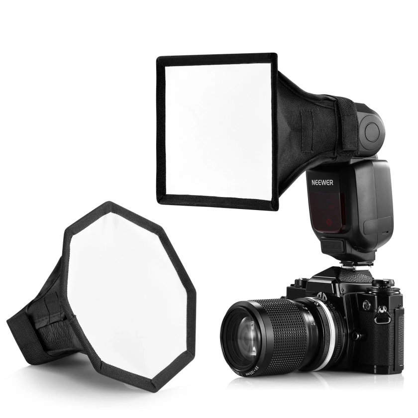 NEEWER NS2P 2 Pack Flash Diffuser Speedlight Softboxes