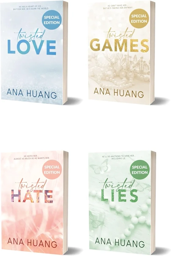 Twisted Love Games Hate Lies set: Special editions with a beautiful shiny cover! Four books in one set, discover the addictive world of the Twisted ... readers obsessed, a viral TikTok sensation!