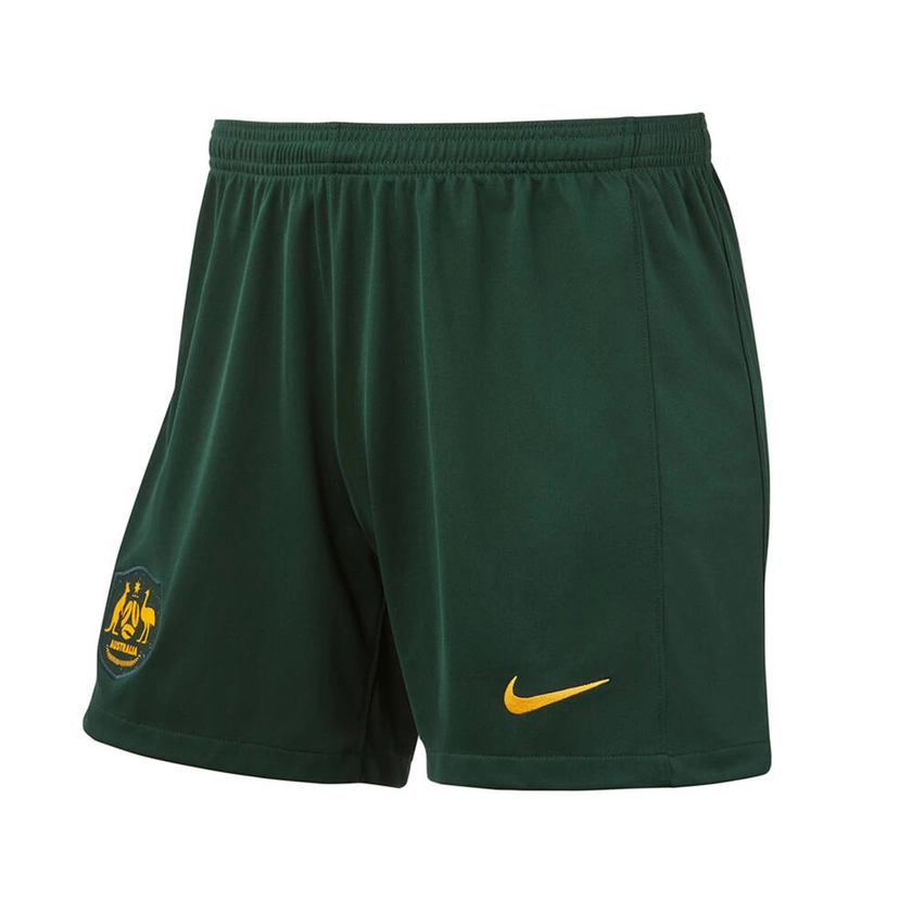 Nike Australia 2023 Womens Stadium Home Dri-FIT Football Shorts Green L