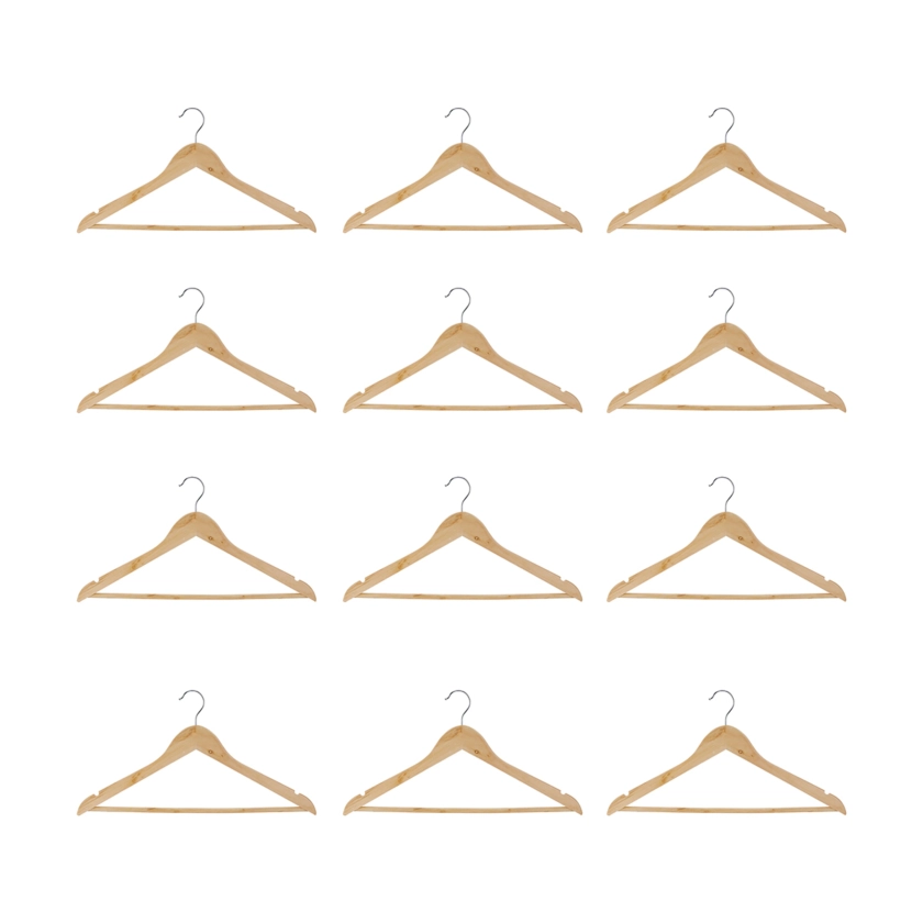 16 Wooden Hangers