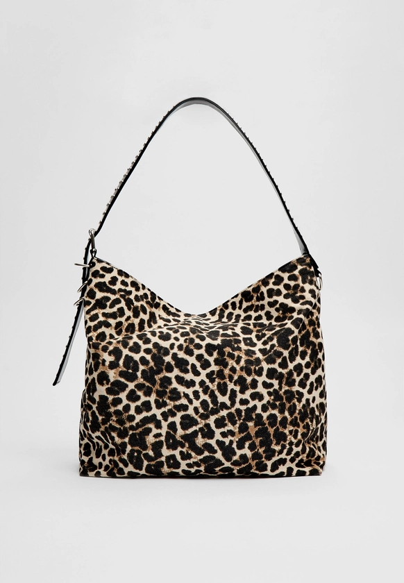 Sac seau à imprimé léopard - Sacs femme | Stradivarius France