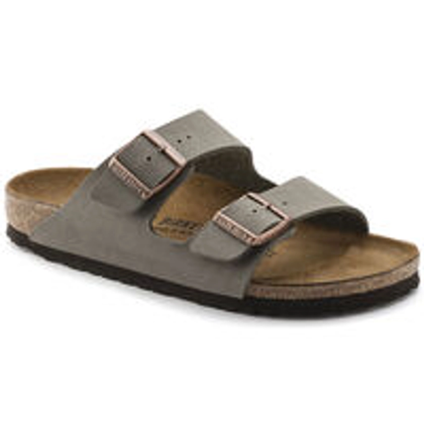 Arizona Birko-Flor Nubuck Stone | BIRKENSTOCK