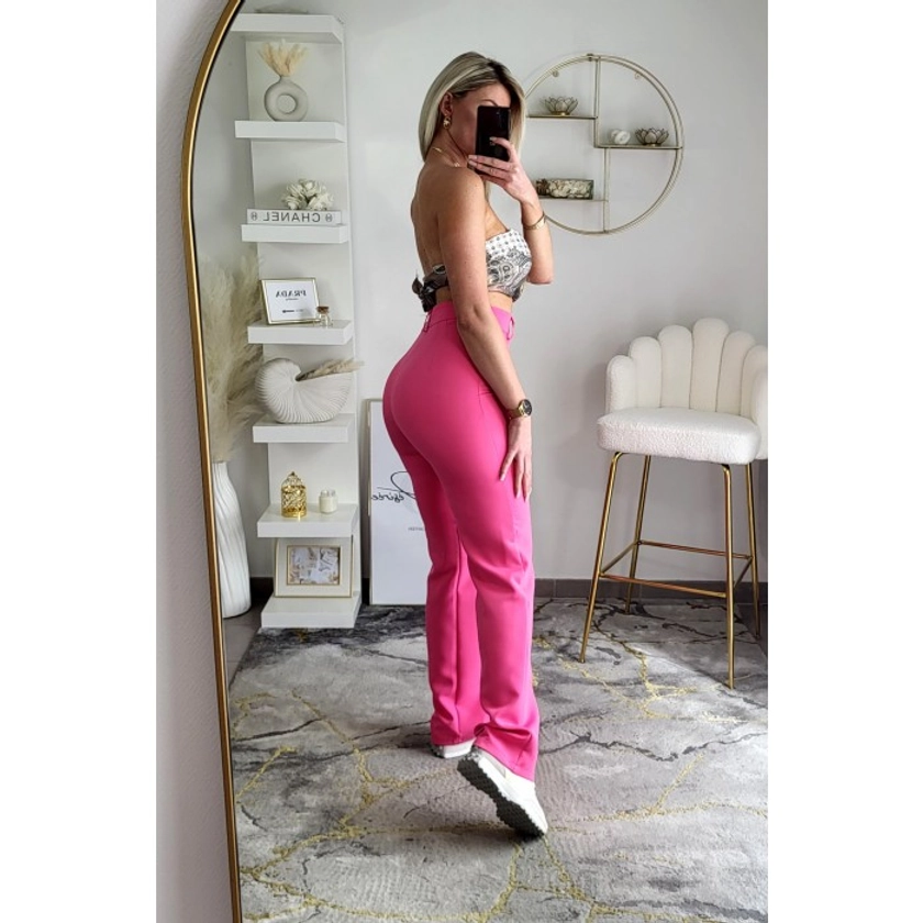 Pantalon Fuchsia taille haute DRESS DESIREE