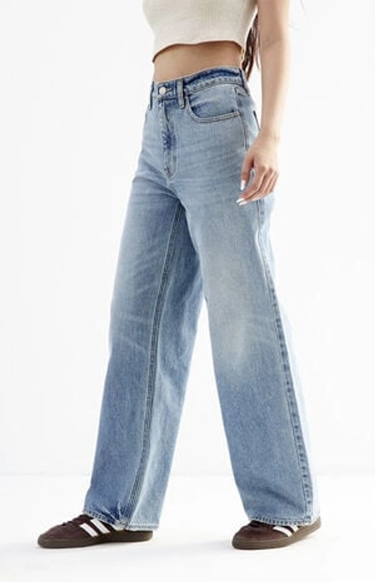 PacSun Cali Medium Indigo Baggy Boyfriend Jeans | PacSun