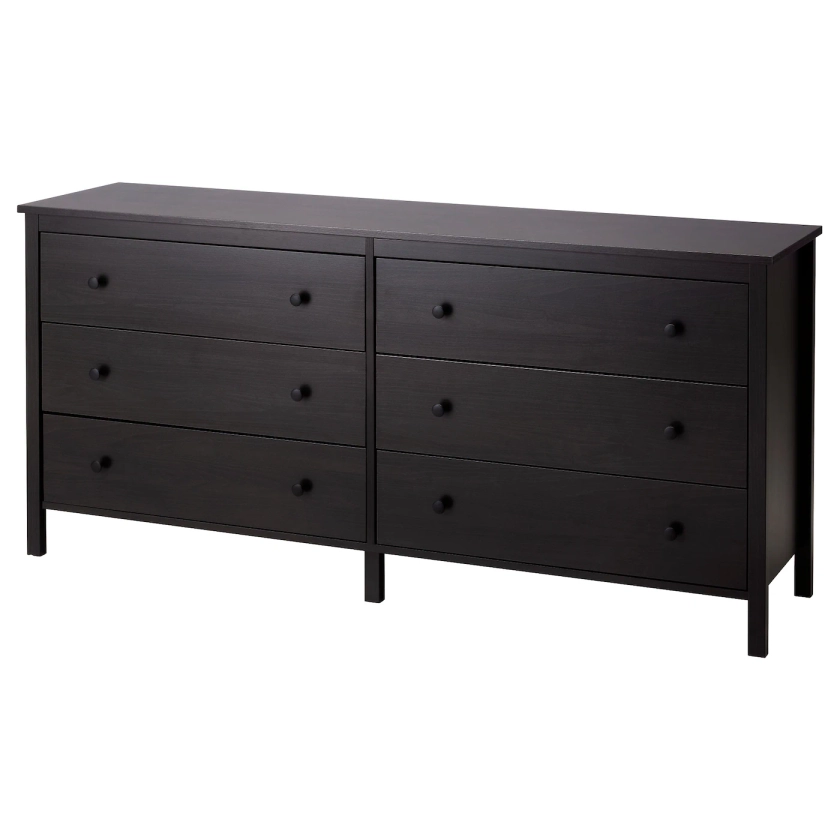 KOPPANG 6-drawer dresser, black-brown, 673/4x325/8" - IKEA