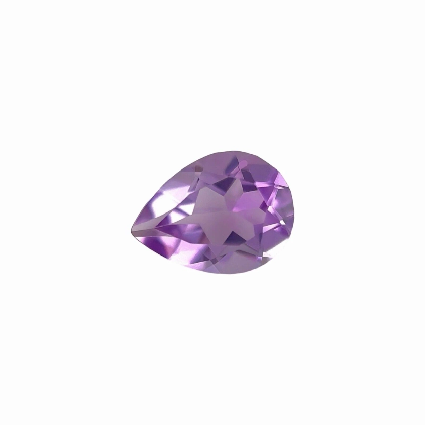 NATURAL Purple Amethyst 7x5mm Pear Cut Loose Gem Calibrated Jewellery