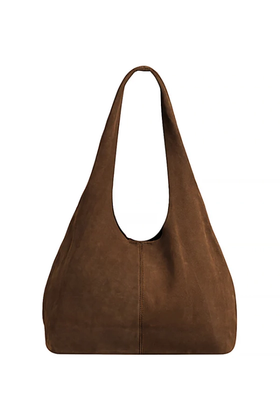 The Clover Slouch Bag | Cocoa Suede - Pre-Order