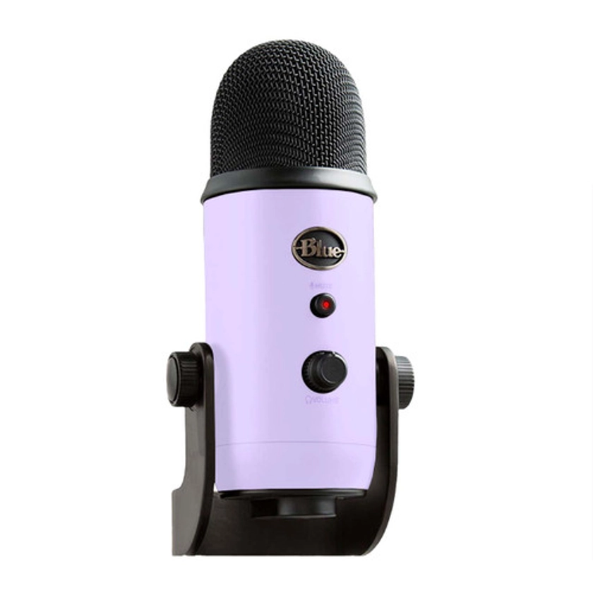 Pale Lavender Blue Yeti Microphone Skin