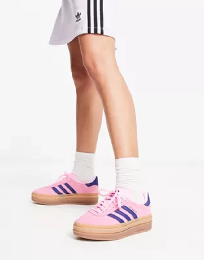 adidas Originals - Gazelle Bold - Baskets avec semelle plateforme en caoutchouc - Rose | ASOS