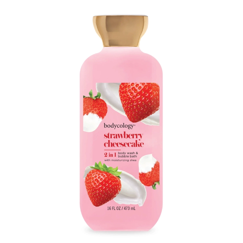 Bodycology 2-in-1 Body Wash & Bubble Bath, Strawberry Cheesecake, 16 fl oz - Walmart.com