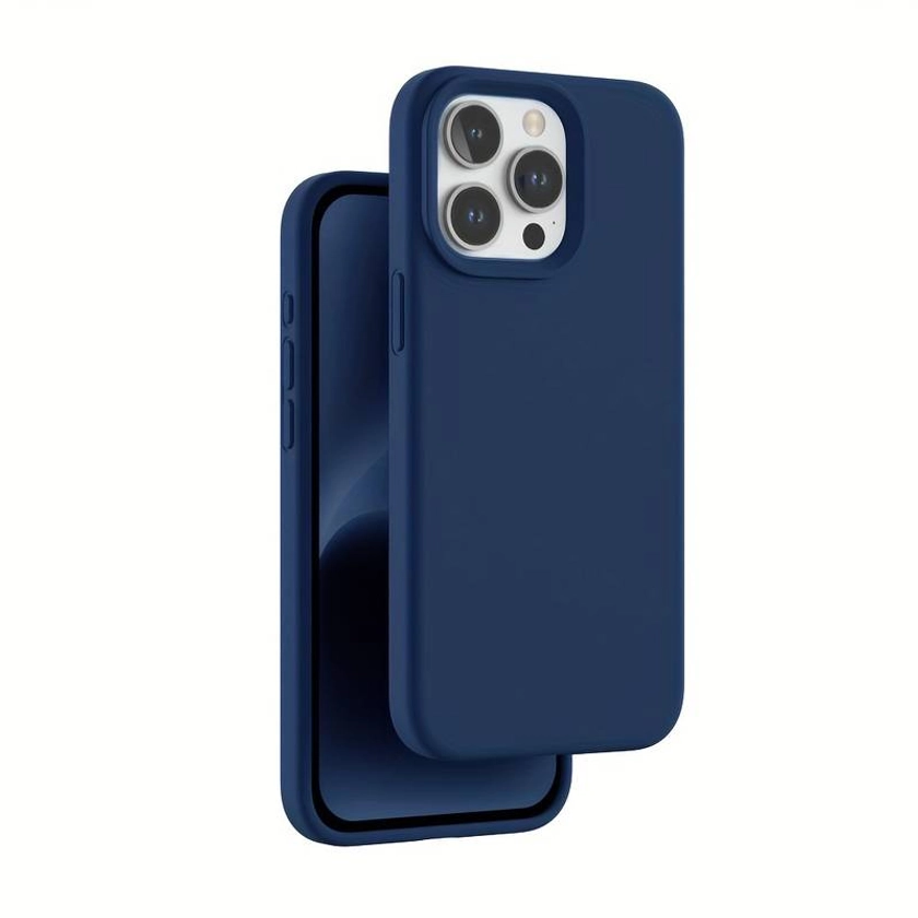 Coque Téléphone Originale En Silicone Liquide Étui - Temu France