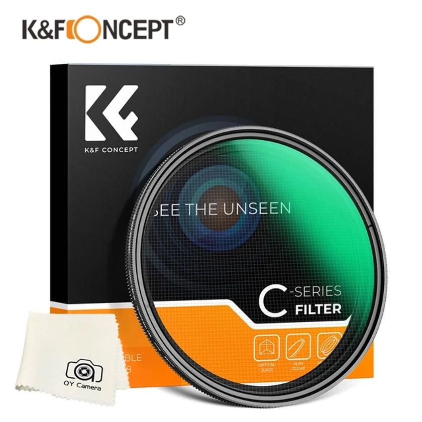 K & F Concept Starburst Filter, 67mm, 58mm, 82mm, 4 a 8 pontos, 49mm, 52mm, 55mm, 77mm, 62mm, 72mm, série C - AliExpress 44