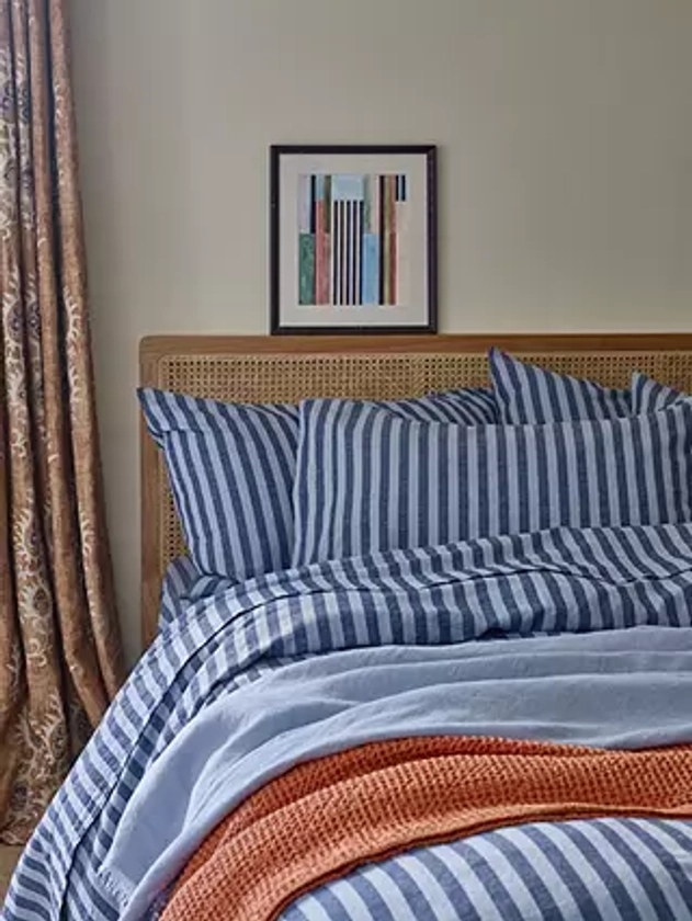 Piglet in Bed Amberley Stripe Linen Blend Bedding