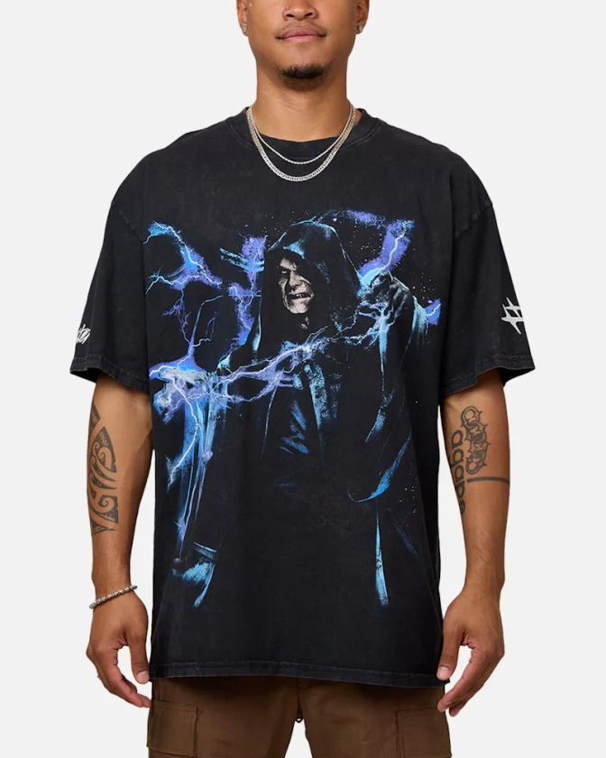 Star Wars Darth Sidious T-Shirt Black Wash