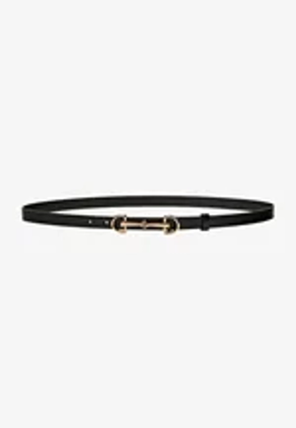 Massimo Dutti WITH DOUBLE LONG BUCKLE - Ceinture - black/noir - ZALANDO.FR