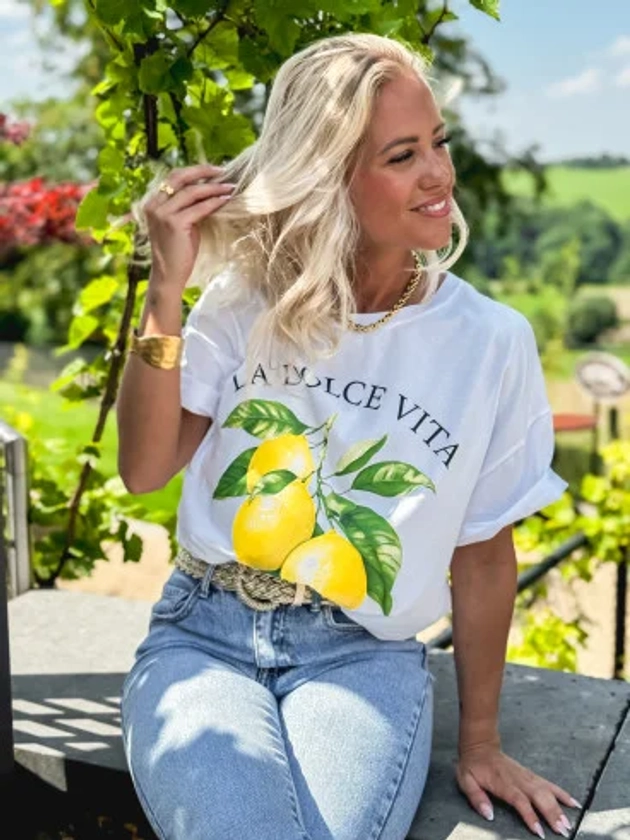 T-shirt Dolce Vita - Blanc
