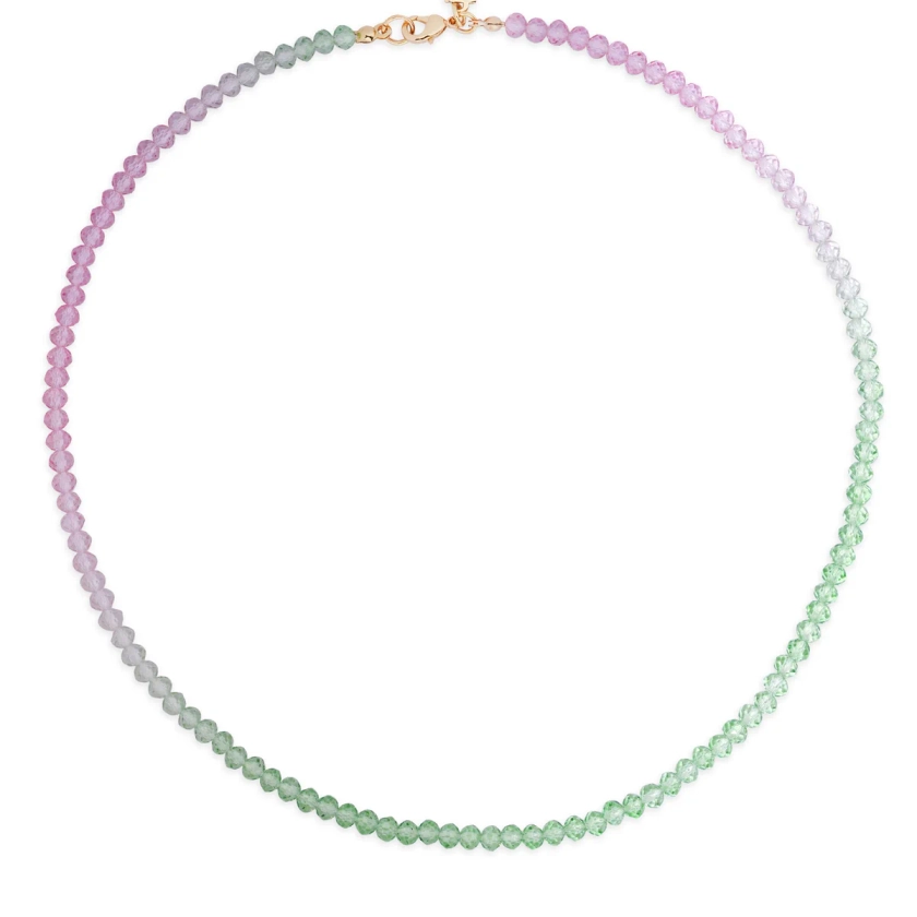 Candy Floss necklace - Lavender Green