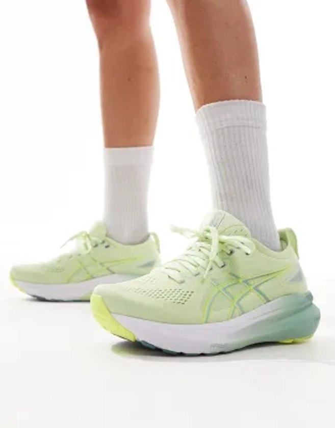 Asics - Gel-Kayano 31 - Baskets de course stables - Vert | ASOS