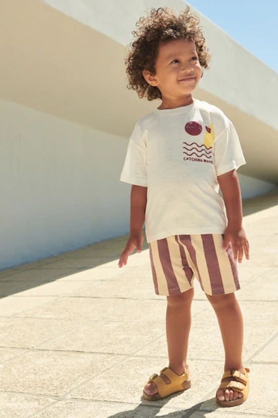 Buy Purple T-Shirt And Shorts Set (3mths-7yrs) from the Next UK online shop