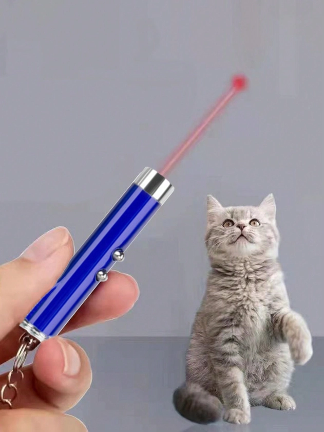 1pc Random Portable Laser Pointer Cat Toy, Pet Training And Interactive Toy For Cats