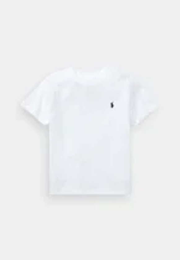 Polo Ralph Lauren COTTON JERSEY CREWNECK T-SHIRT - T-shirt basique - white/blanc - ZALANDO.FR