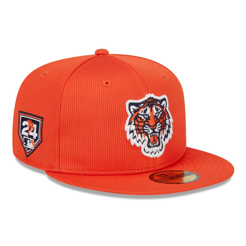 Men's Detroit Tigers New Era Orange 2024 Spring Training 59FIFTY Fitted Hat