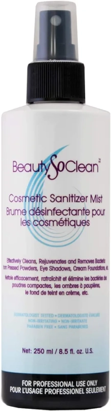 BeautySoClean Cosmetic Sanitizer 8.5 oz (250 ml) by Beauty So Clean