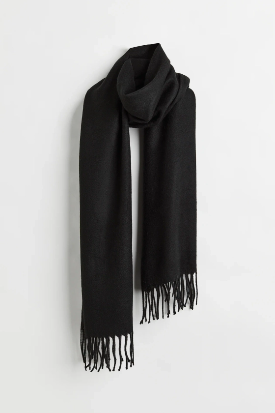 Woven Scarf - Black - Ladies | H&M US