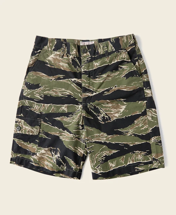 Vietnam War Tiger Camo Shorts - Camo