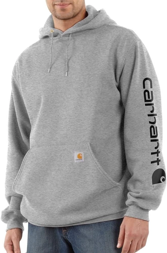 Carhartt Men's Loose Fit Midweight Logo Sleeve Graphic Sweatshirt