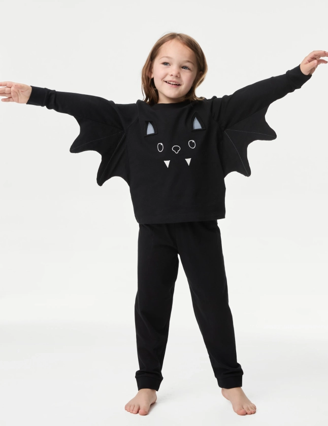 Pure Cotton Batwing Pyjamas (1-8 Yrs) | M&S Collection | M&S