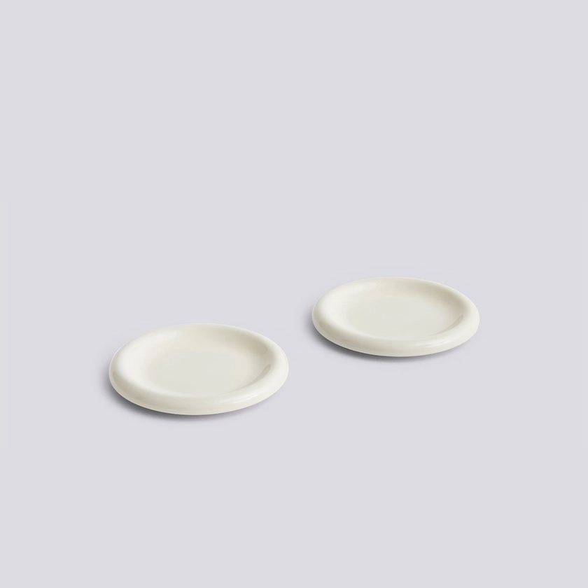 Barro Plate-Set of 2-Ø18-Off-white