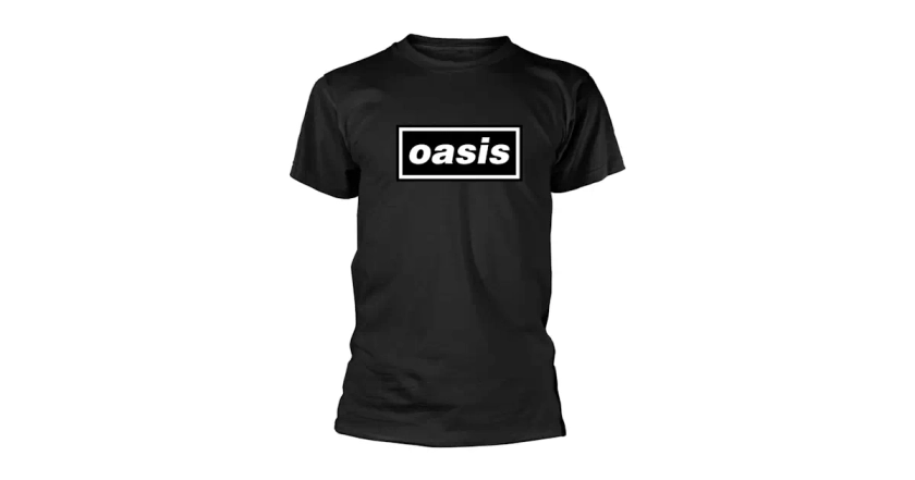 Oasis T Shirt - Decca Logo (Black)