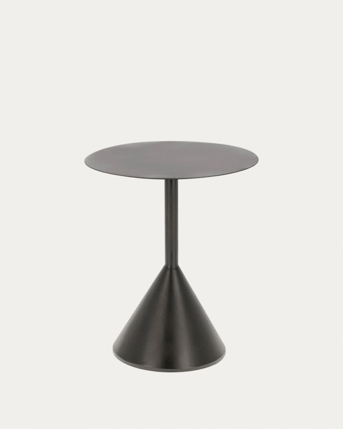 Table d’appoint Yinan Ø 48 cm noir | Kave Home