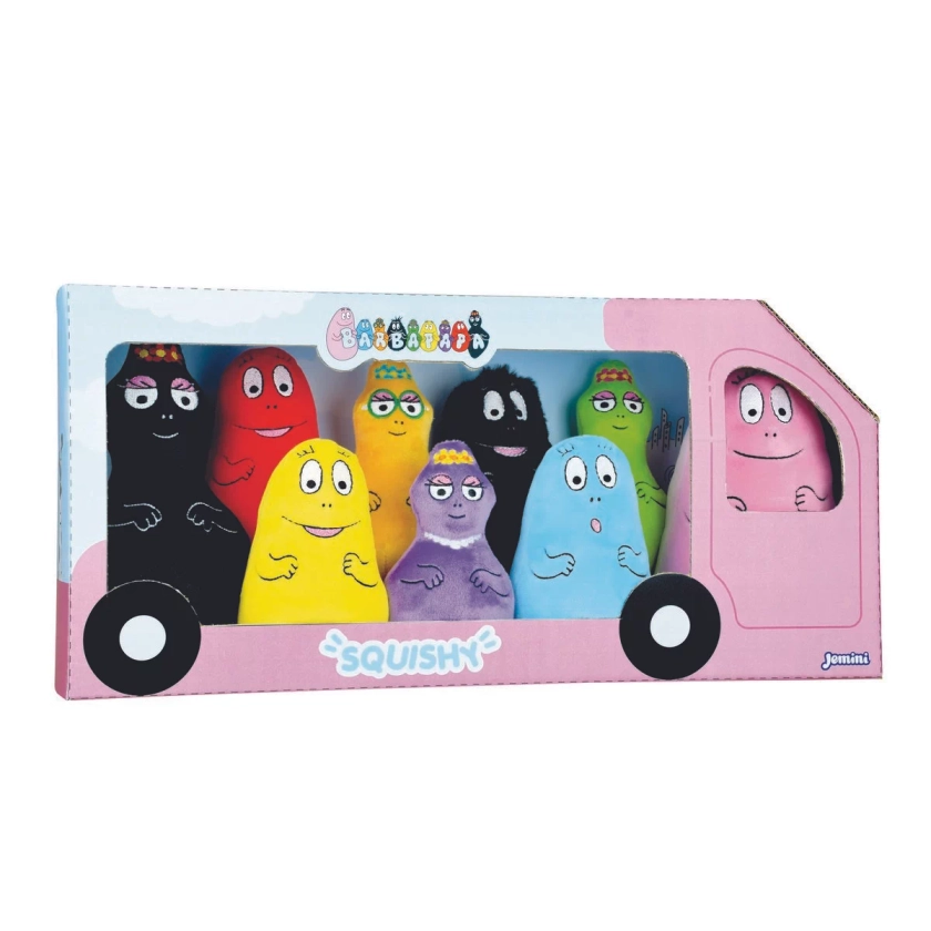 Coffret peluche squishy famille Barbapapa