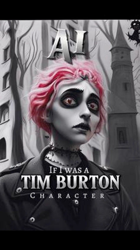 CapCut template: Tim Burton Character