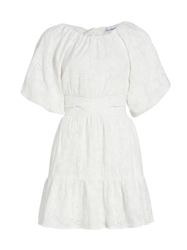 Shop En Saison Jolie Cotton Minidress | Saks Fifth Avenue