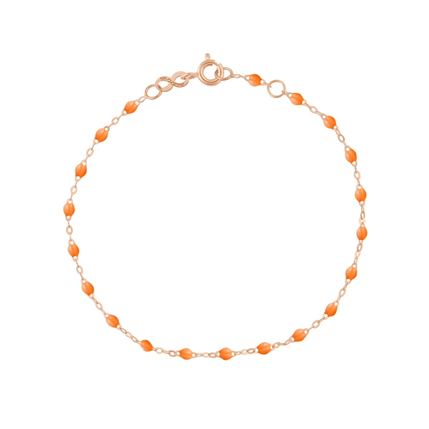 Bracelet mandarine Classique Gigi, or rose, 17 cm
