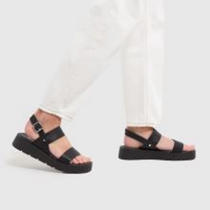 schuhtayla chunky sandals in black