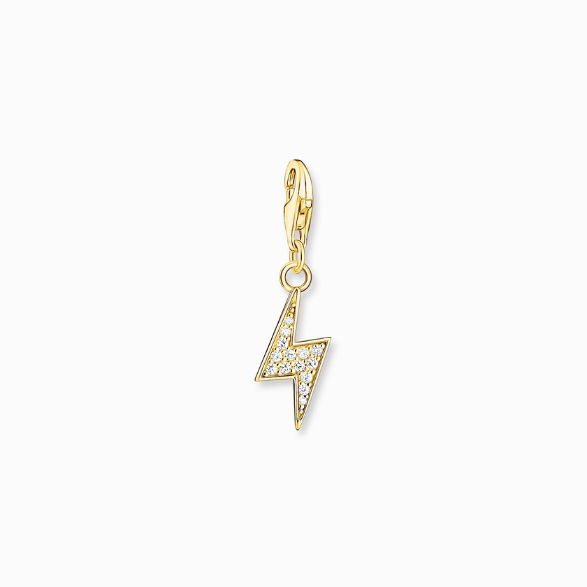 Charm-Anhänger Blitz gold Thomas Sabo