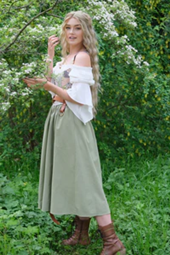 Harvest Skirt - Sage