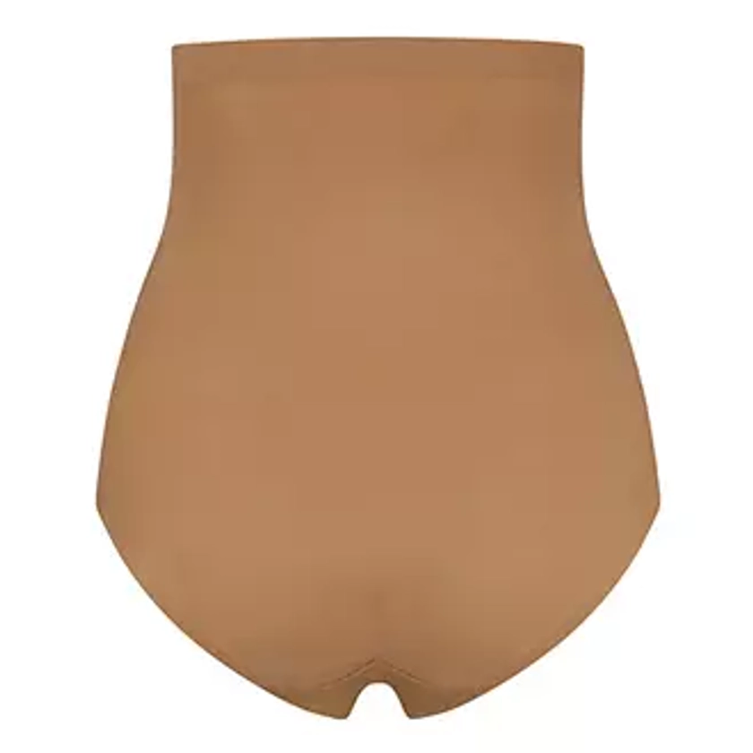 BYE BRA Invisible High Waisted Briefs - Light Brown