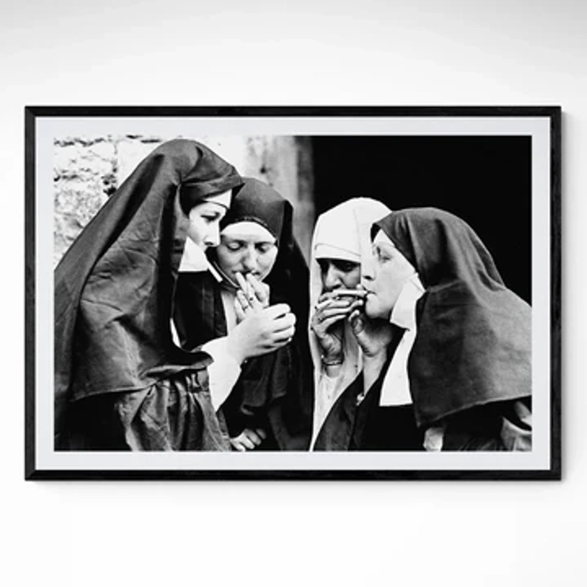 Smoking Nuns 1950