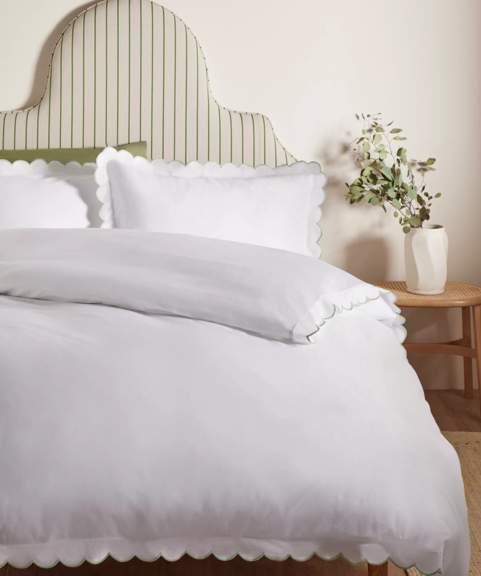 John Lewis Scallop Duvet Cover Set